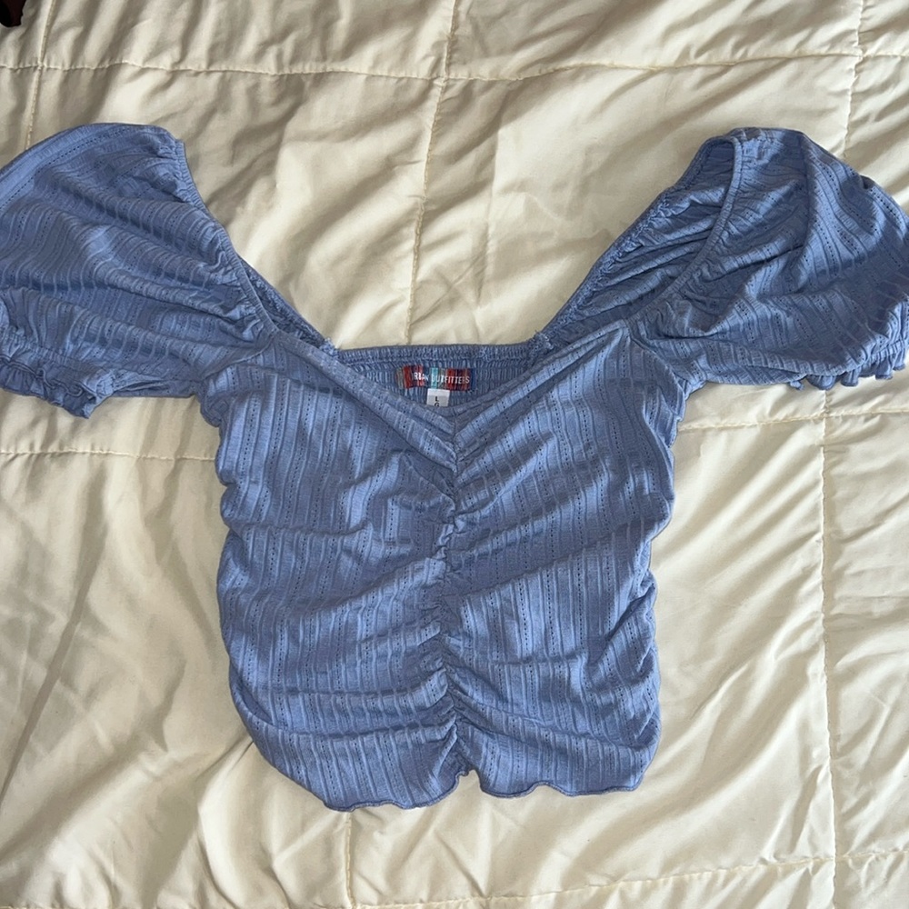 Blue Urban Outfitters Crop Top